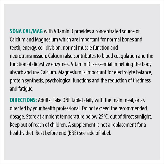 Cal / Mag -  Calcium and Magnesium Tablets with Vitamin D3