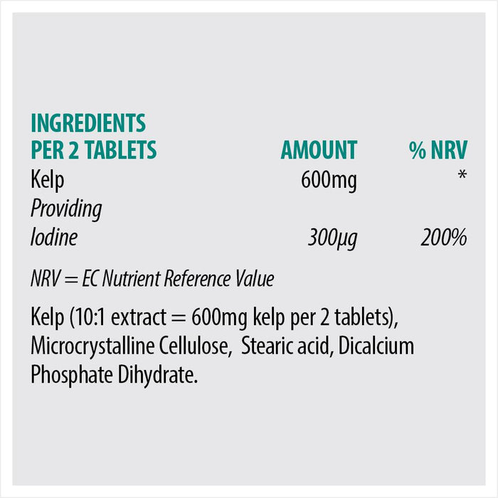 Kelp - Natural Source of Iodine