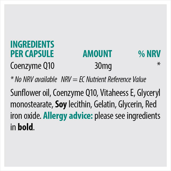 CoQ10 30mg - Coenzyme Q10 30mg Capsules