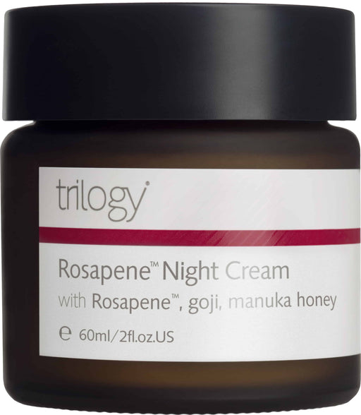 trilogy 15024 rosapene night cream 60ml